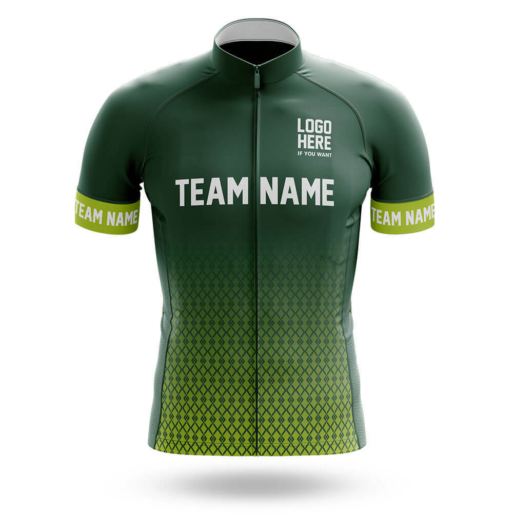 Custom Team Name S1 Green - Men's Cycling Kit