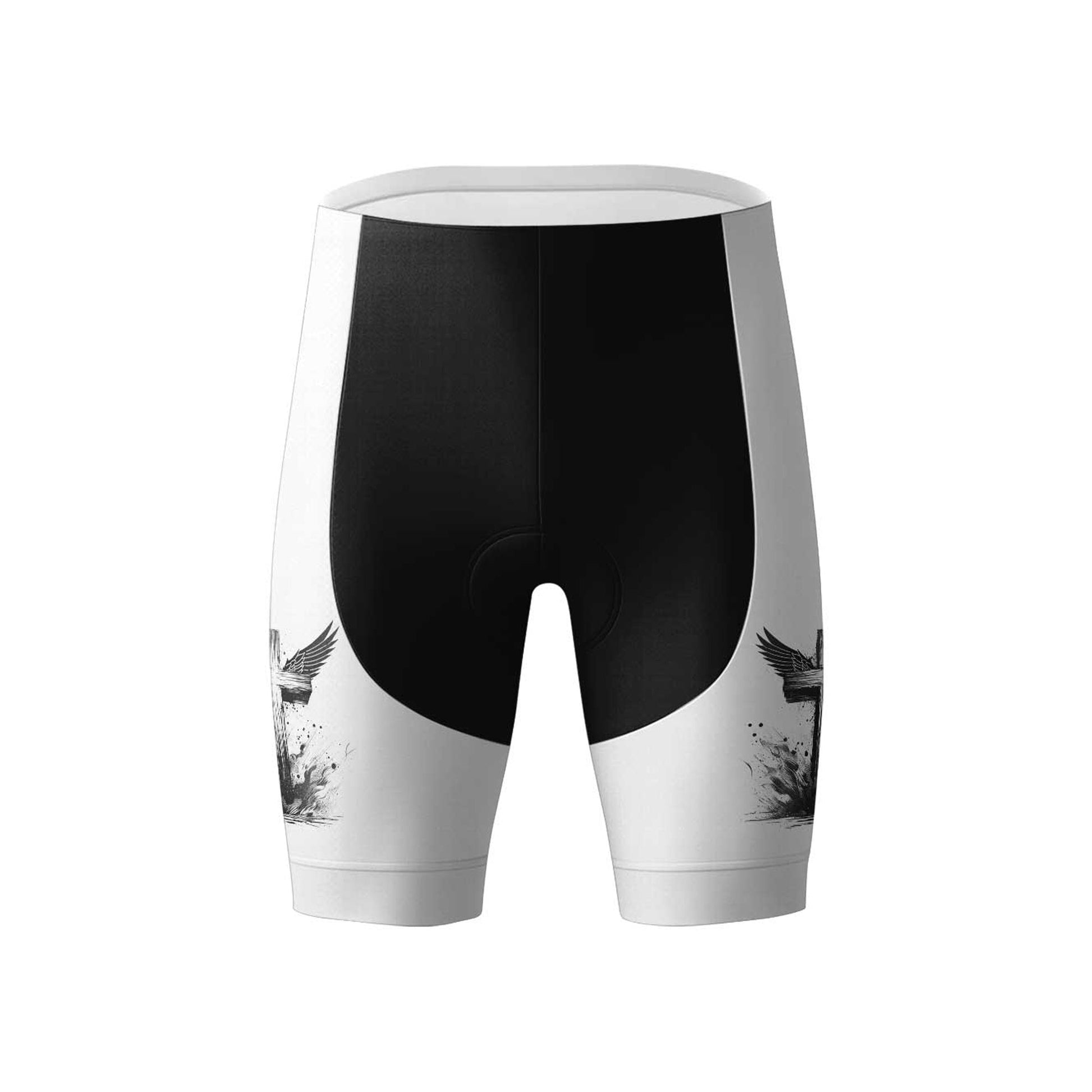 Powered By Jesus Men's Cycling Jersey Set, Road Bike Cycling Kit for Men, Biking Outfit, Bicycle Suit, Team Racing Uniform