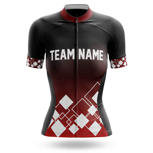 Custom Team Name V19 Red - Women's Cycling Kit