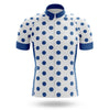 Blue Polka Dot Cycling Jersey