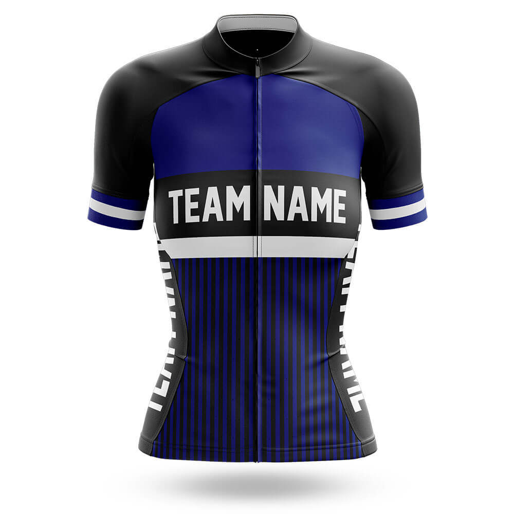 Custom Team Name M6 Navy - Women's Cycling Kit