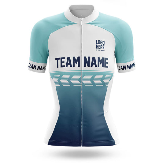 Custom Team Name S4 Blue - Women's Cycling Kit