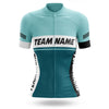 Custom Team Name M1 Blue - Women's Cycling Kit