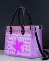 Some Girls Are Just Born Starfish Leather Handbag