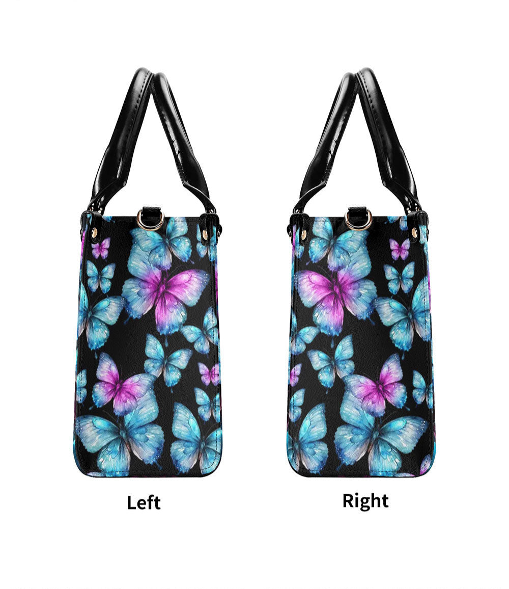 SKULL ROSES LEATHER HANDBAG - YHDU1406243
