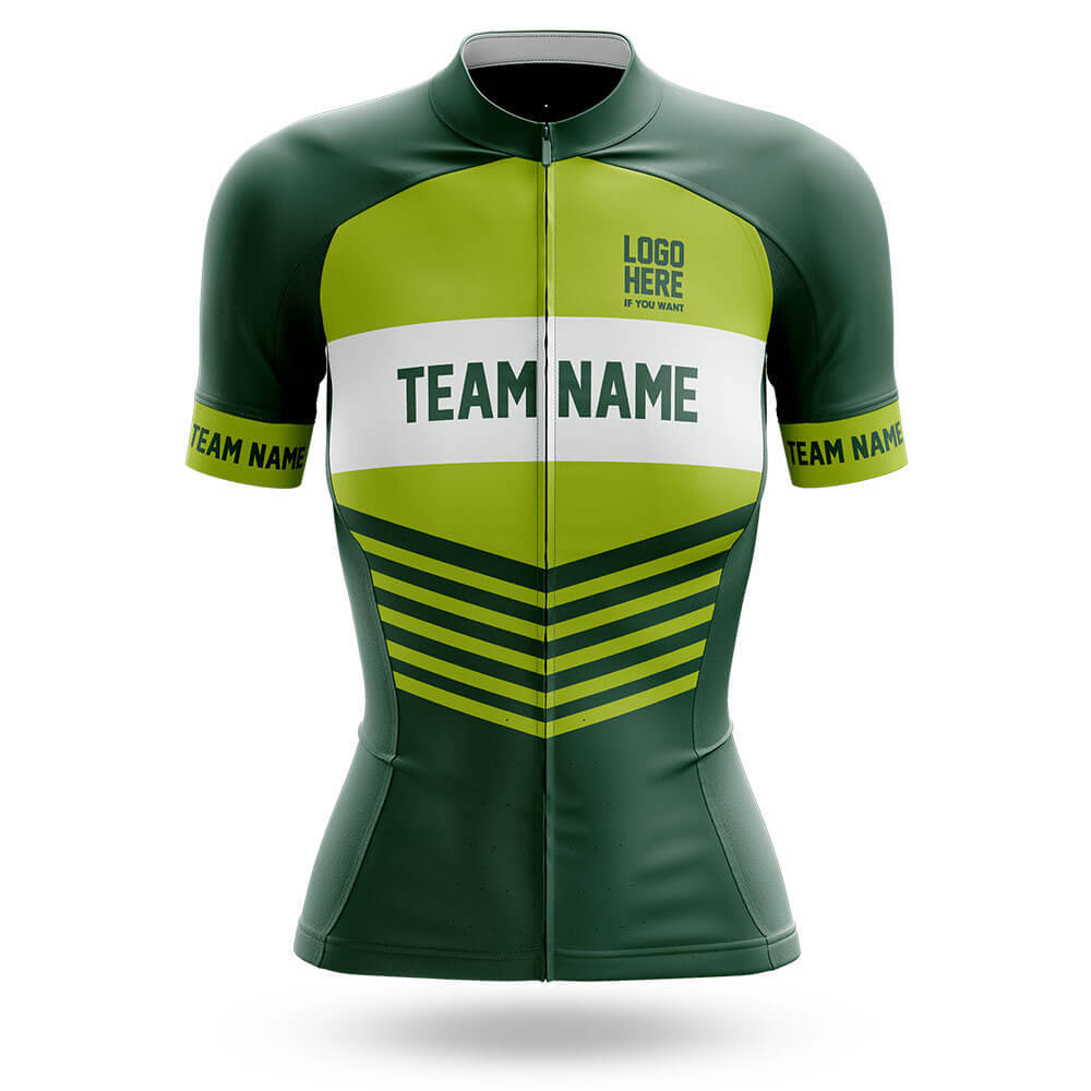 Custom Team Name V20 Green - Women's Cycling Kit
