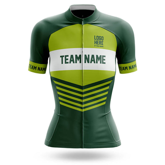 Custom Team Name V20 Green - Women's Cycling Kit