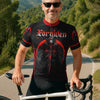 Forgiven Cross Men's Cycling Jersey Set, Road Bike Cycling Kit for Men, Biking Outfit, Bicycle Suit, Team Racing Uniform