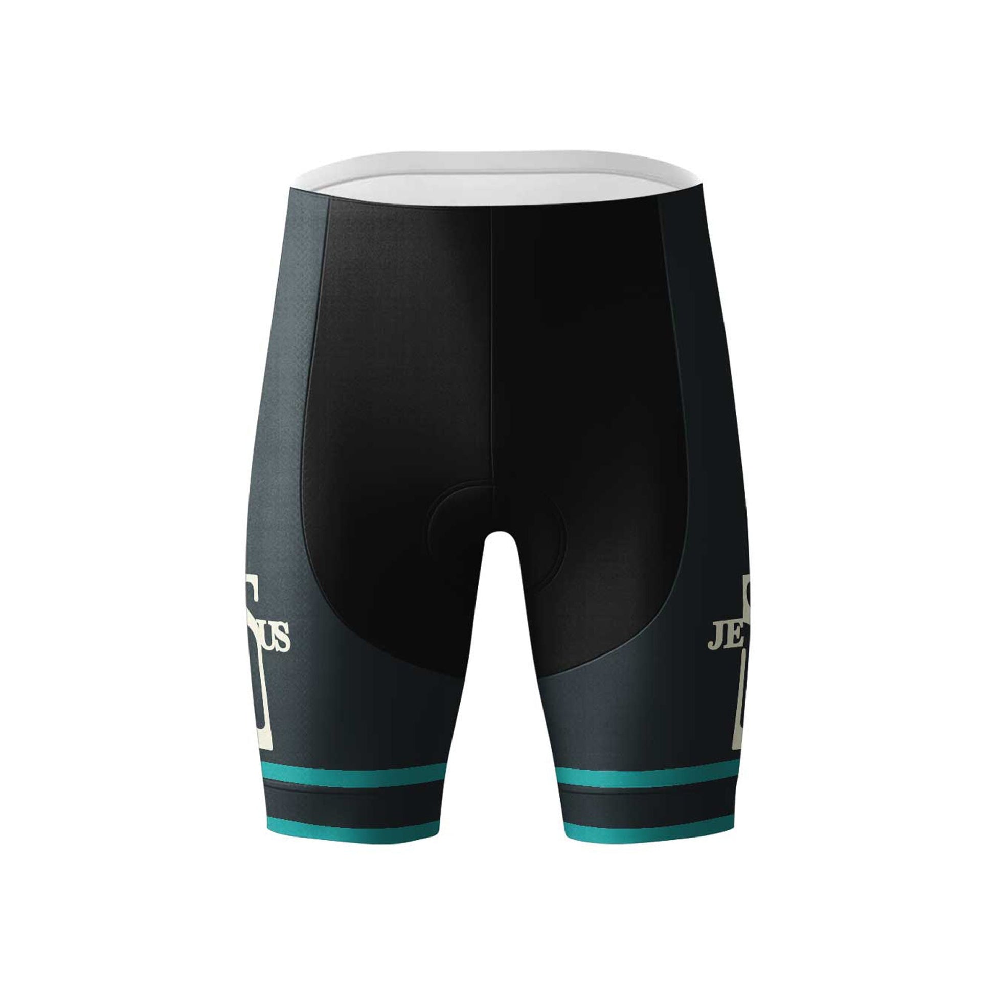 Powered By Jesus Men's Cycling Jersey Set, Road Bike Cycling Kit for Men, Biking Outfit, Bicycle Suit, Team Racing Uniform
