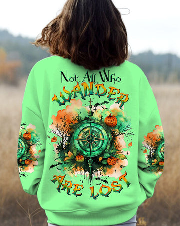 NOT ALL WHO WANDER ARE LOST COMPASS HALLOWEEN ALL OVER PRINT - TLTW2108232