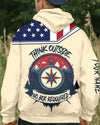 Custom Name Think Outside No Box Required All Over Print Shirt