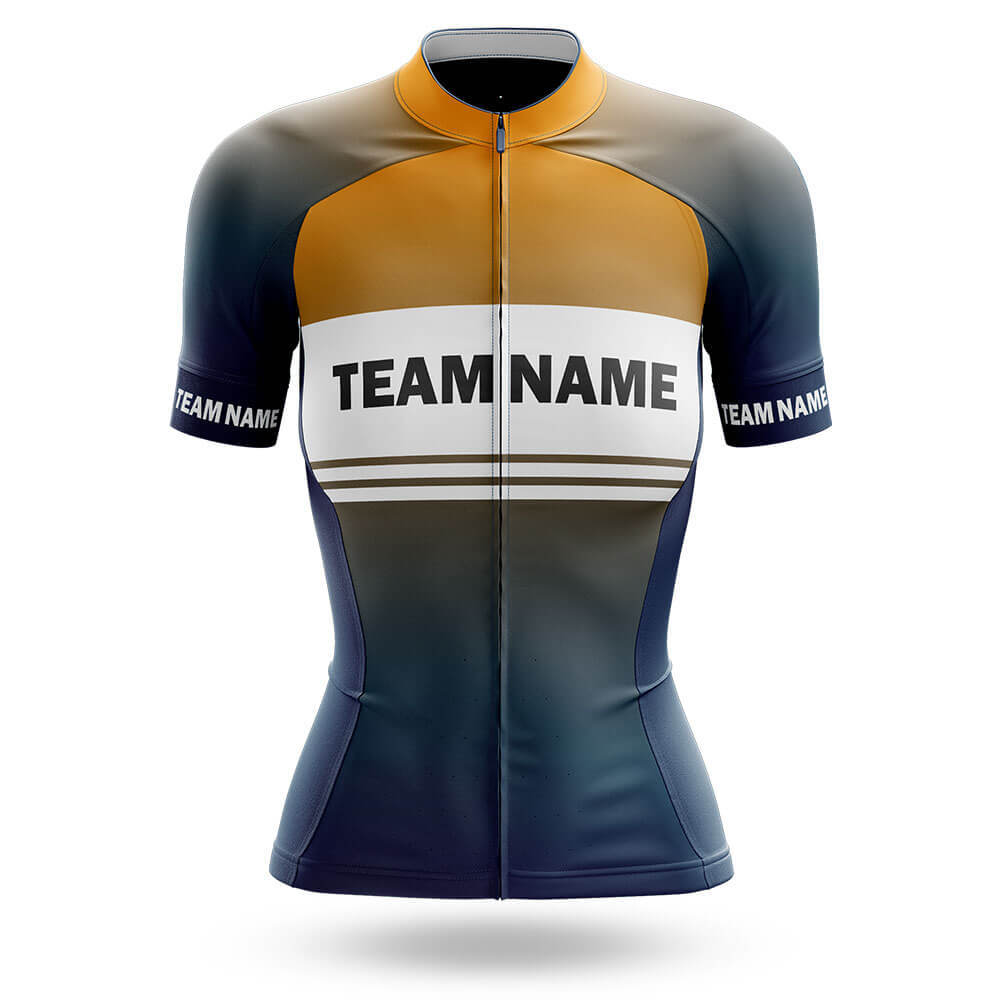 Custom Team Name S2 Yellow - Women's Cycling Kit