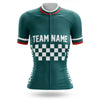 Custom Team Name M7 Green - Women's Cycling Kit