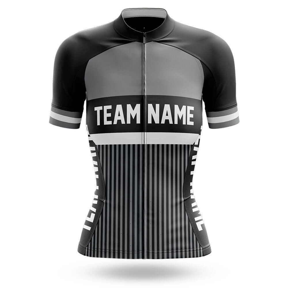 Custom Team Name M6 Grey - Women's Cycling Kit
