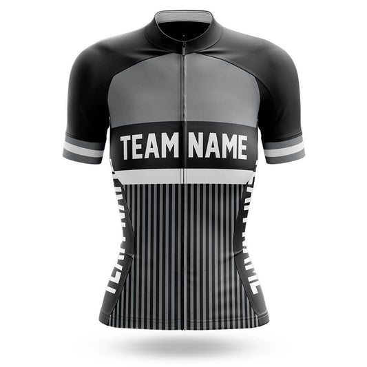 Custom Team Name M6 Grey - Women's Cycling Kit