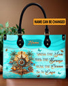 Bigcrowns SMELL THE SEA FEEL THE BREEZE LEATHER HANDBAG N1706242
