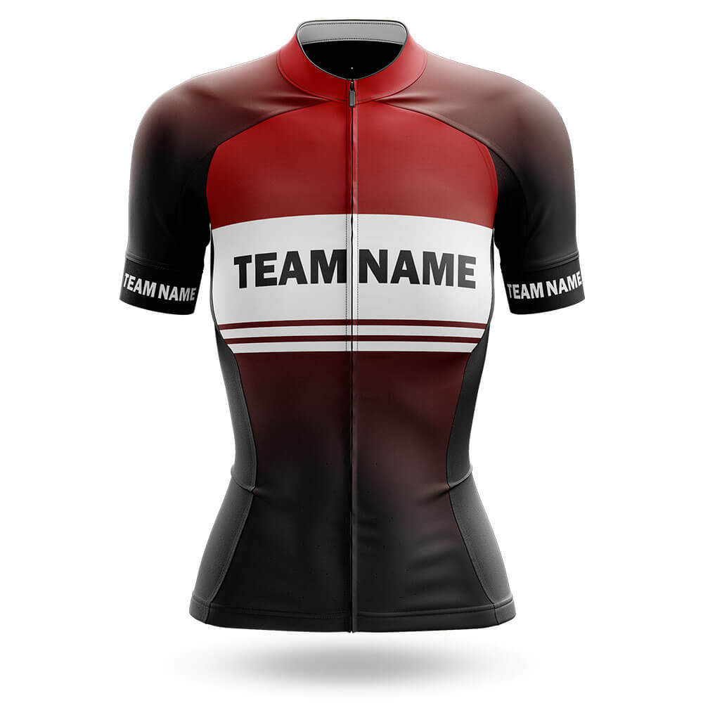 Custom Team Name S2 Black - Women's Cycling Kit