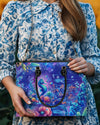Saltwater Heals Everything Seahorse Leather Handbag