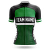 Custom Team Name M6 Green - Women's Cycling Kit