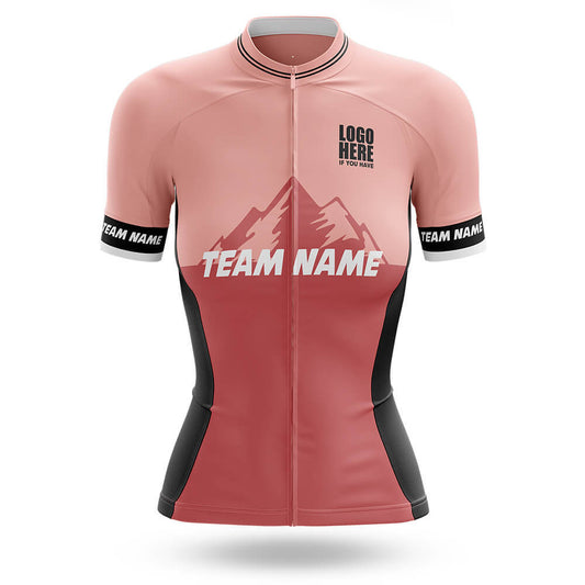 Custom Team Name V3 Pink - Women's Cycling Kit