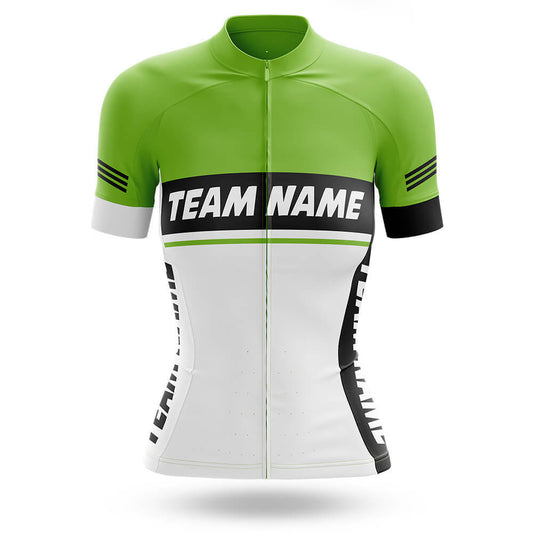 Custom Team Name M1 Green - Women's Cycling Kit
