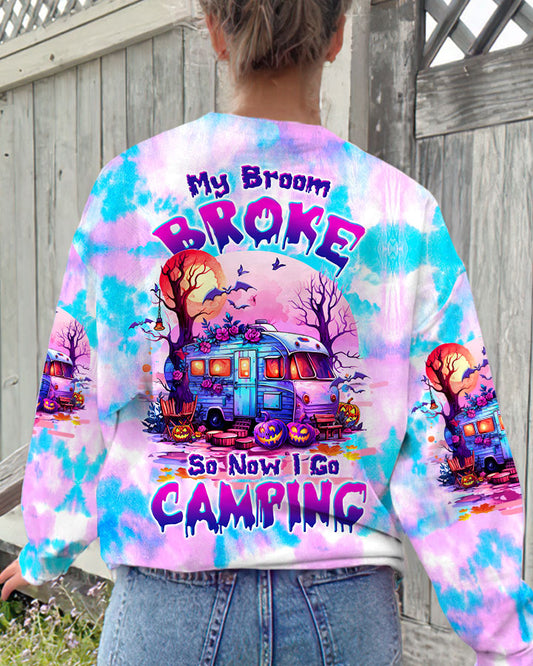 MY BROOM BROKE SO NOW HALLOWEEN CAMPING ALL OVER PRINT - TLTW1808232