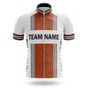 Custom Team Name M4 Orange - Men's Cycling Kit