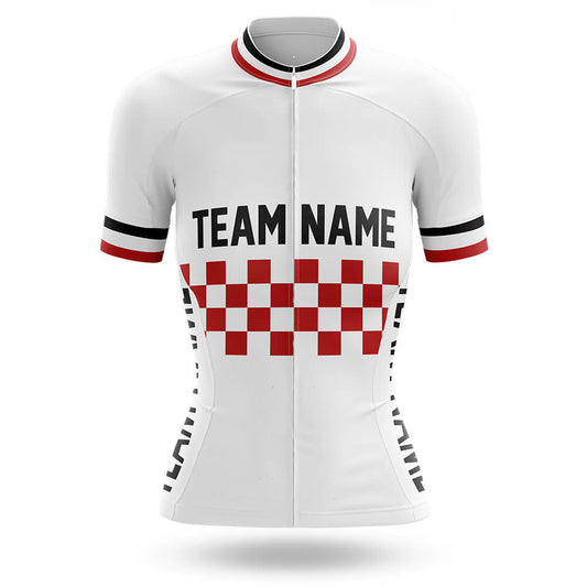 Custom Team Name M7 White - Women's Cycling Kit