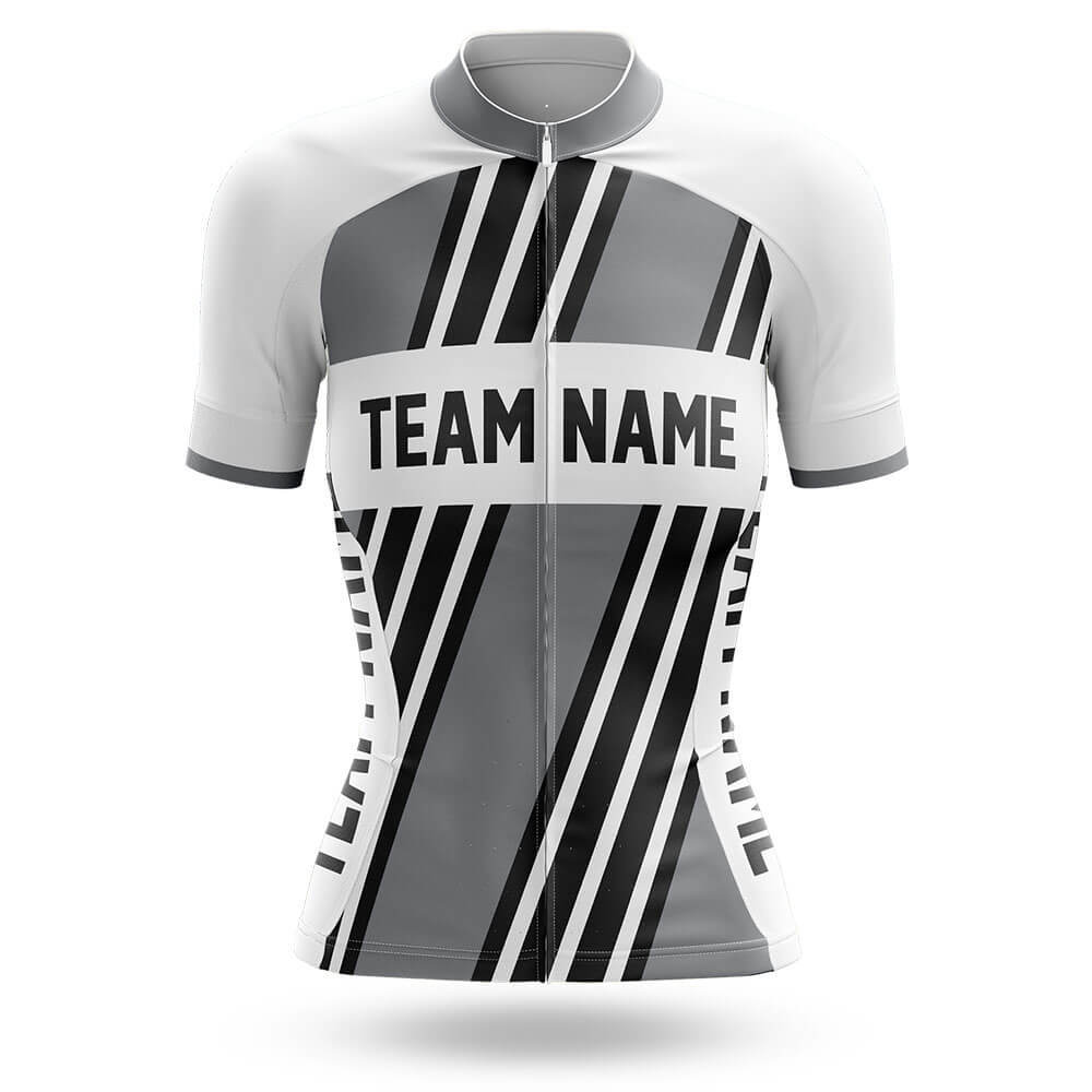 Custom Team Name M5 Grey - Women's Cycling Kit