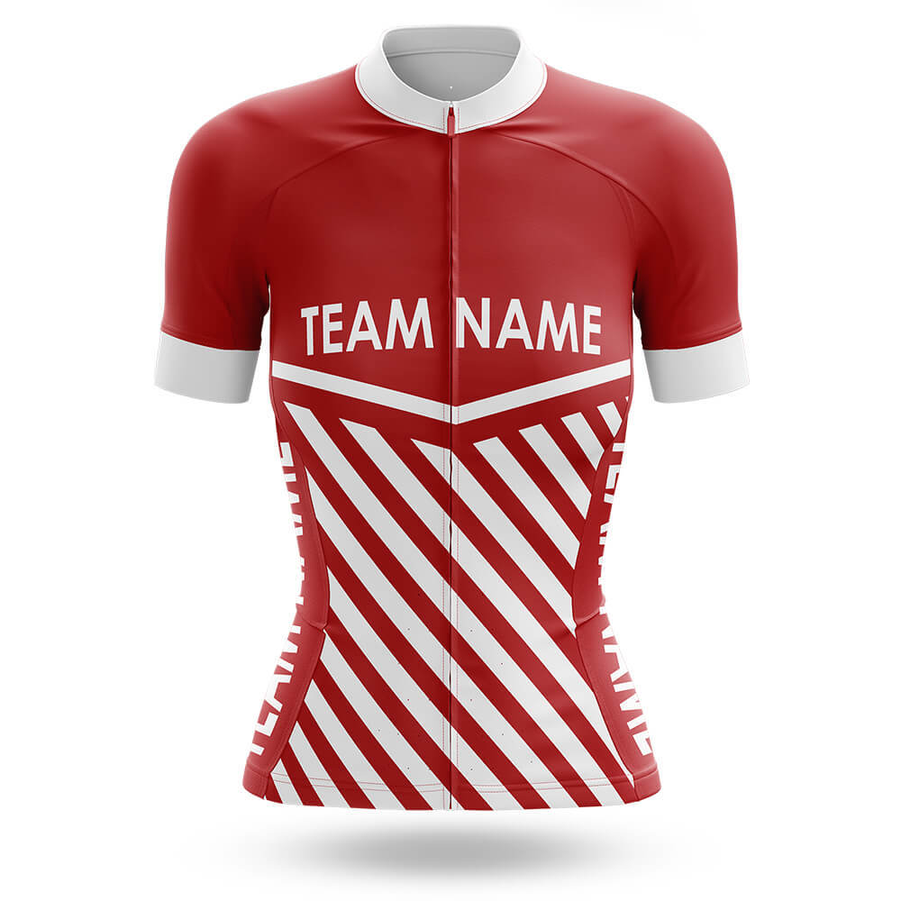 Custom Team Name M3 Red - Women's Cycling Kit