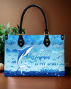 Dolphin Is My Spirit Animal Leather Handbag