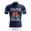 BigCrowns | Navy Sloth Cycling Short Sleeve Custom Name Cycling Kit
