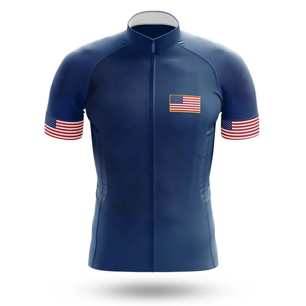 USA V2 - Navy - Men's Cycling Kit