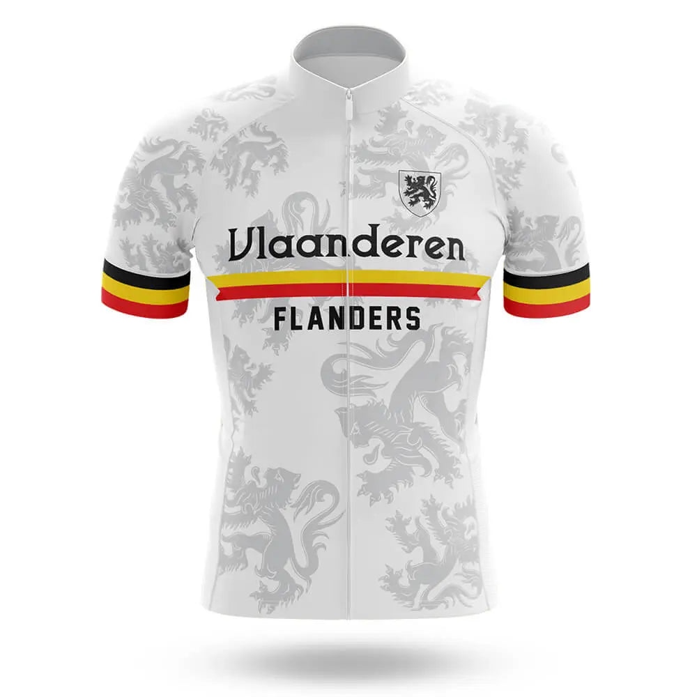 Vlaanderen (Flanders) - White - Men's Cycling Kit