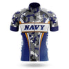 Navy Camo Veteran - Men's Cycling Kit