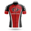 BigCrowns | San Diego State Cycling Short Sleeve Custom Name Cycling Kit