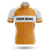 BigCrowns | Yellow White Cycling Short Sleeve Custom Name Cycling Kit