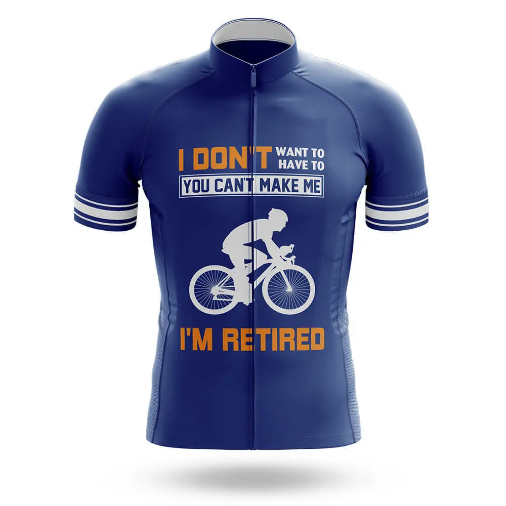 I'm Retired - Navy - Men's Cycling Kit