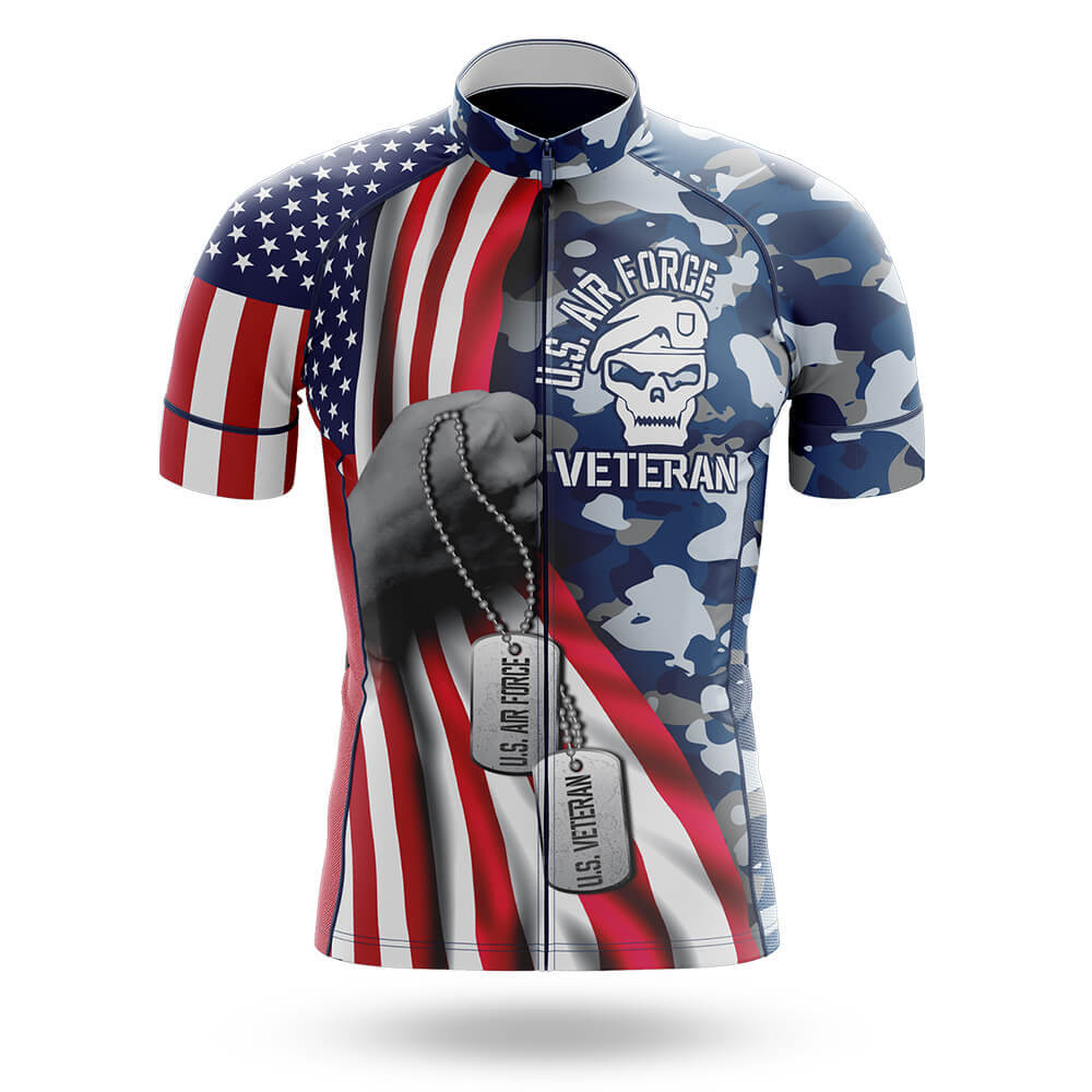 US Air Force Veteran Flag - Men's Cycling Kit