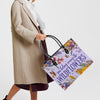 Bigcrowns YOU BELONG AMONG THE WILDFLOWERS LEATHER HANDBAG TY2503242
