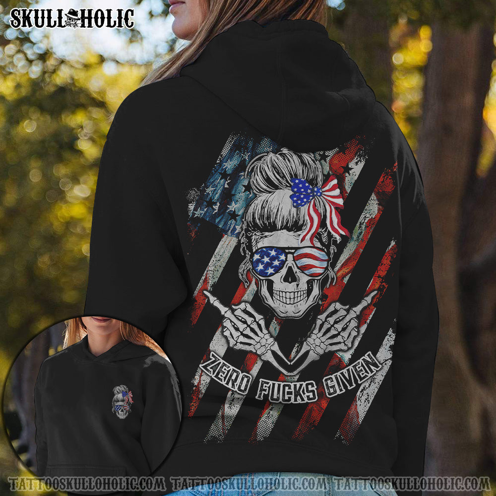 ZERO FCKS GIVEN PAINTING FLAG 2D - RI0202212