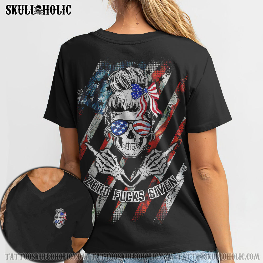 ZERO FCKS GIVEN PAINTING FLAG 2D - RI0202212