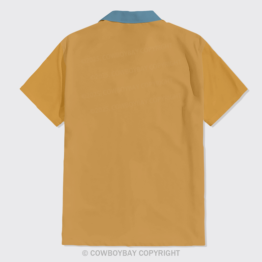 Cowboy Are Going To Outer Space Button Up Shirts