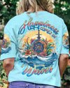 HAPPINESS COMES IN WAVES COMPASS ALL OVER PRINT - YHLN1506231