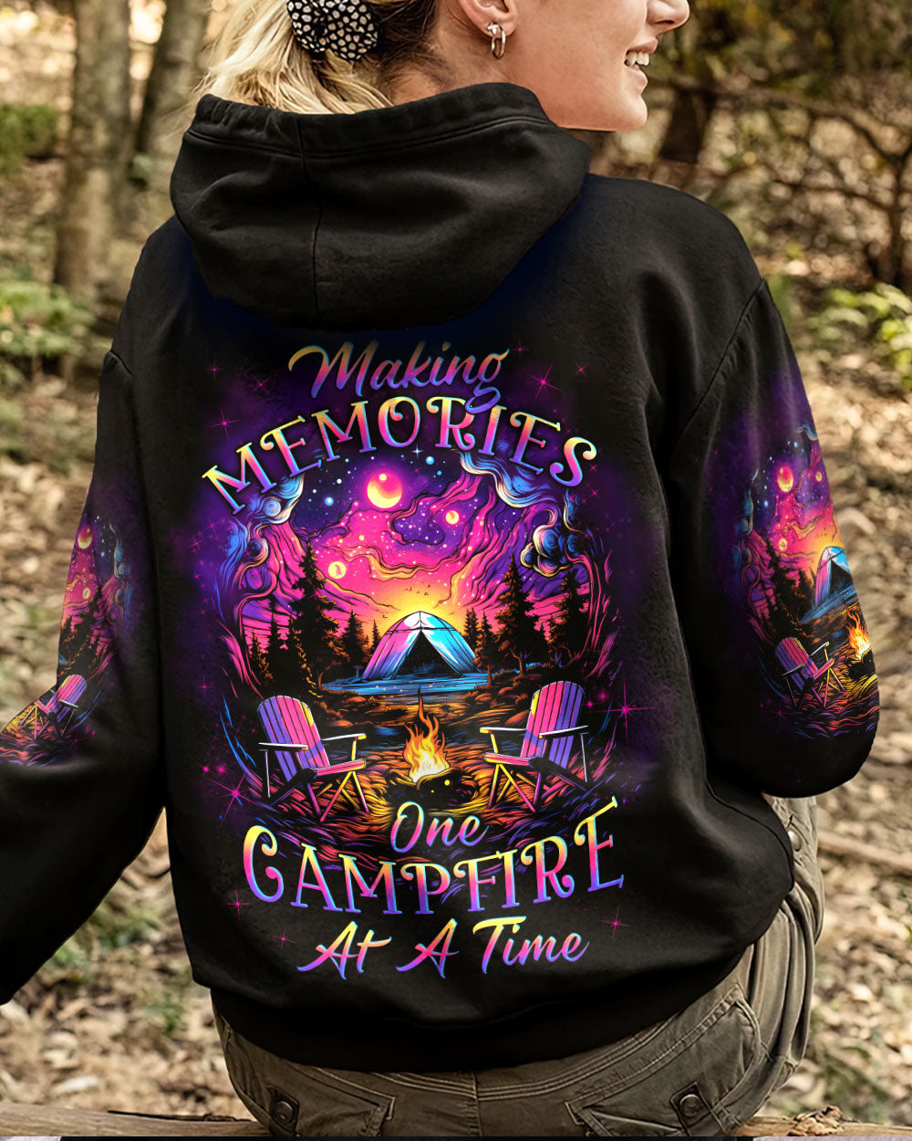 MAKING MEMORIES ONE CAMPFIRE AT A TIME ALL OVER PRINT - YHLN2709234