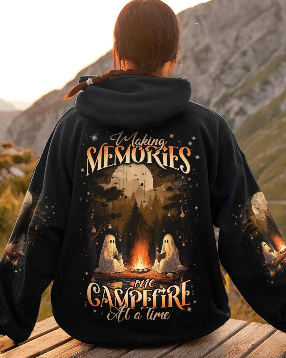 MAKING MEMORIES ONE CAMPFIRE AT A TIME HALLOWEEN ALL OVER PRINT - YHLN1508233