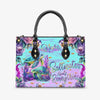 Bigcrowns SALTWATER HEALS EVERYTHING TURTLE LEATHER HANDBAG T2703241