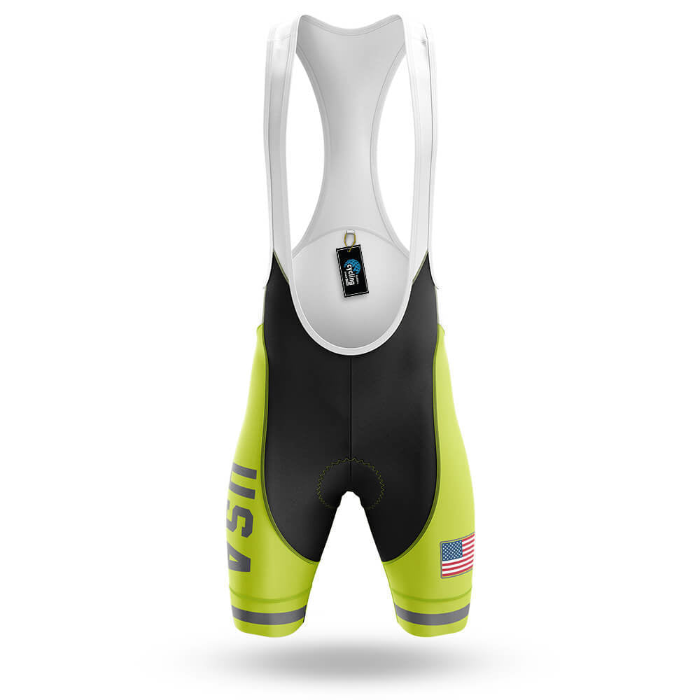 USA S4 Lime Green - Men's Cycling Kit