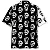 Halloween Bigfoot Silhouette Skull Hawaiian Shirt
