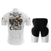 Jesus Cross Men's Cycling Jersey Set, Road Bike Cycling Kit for Men, Biking Outfit, Bicycle Suit, Team Racing Uniform
